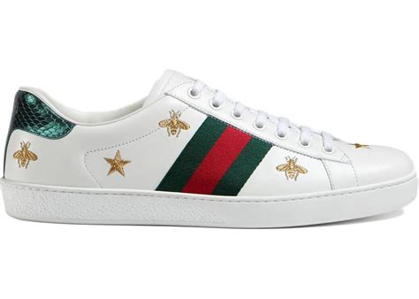 gucci sneakers uomo 386750 a38f0 9073|gucci ace bees and stars.